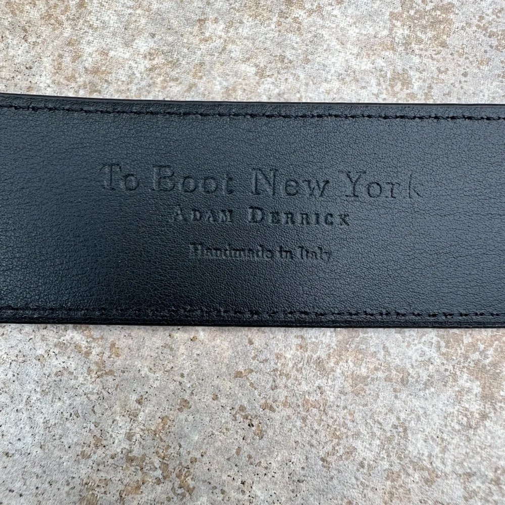To Boot New York Leather belt